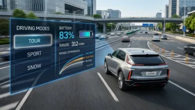 Do Driving Modes in Cadillac Lyriq Affect Range or Battery Usage?